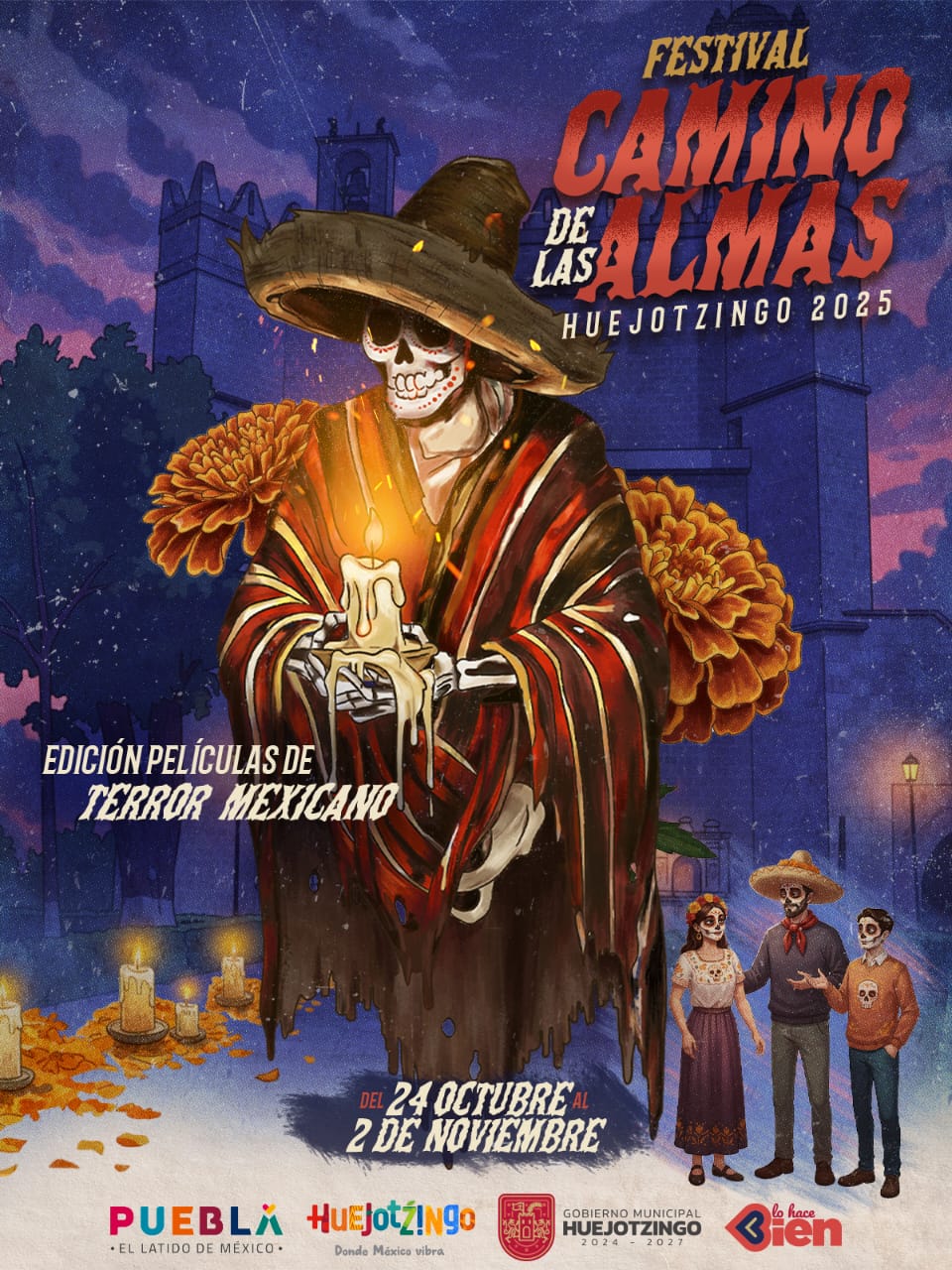 Huejotzingo brilla entre tradición y vanguardia con el Festival Camino de las Almas y el Huejotzingo Music Festival